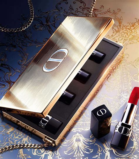 christian dior gold clutch lipstick|christian dior lipstick bag.